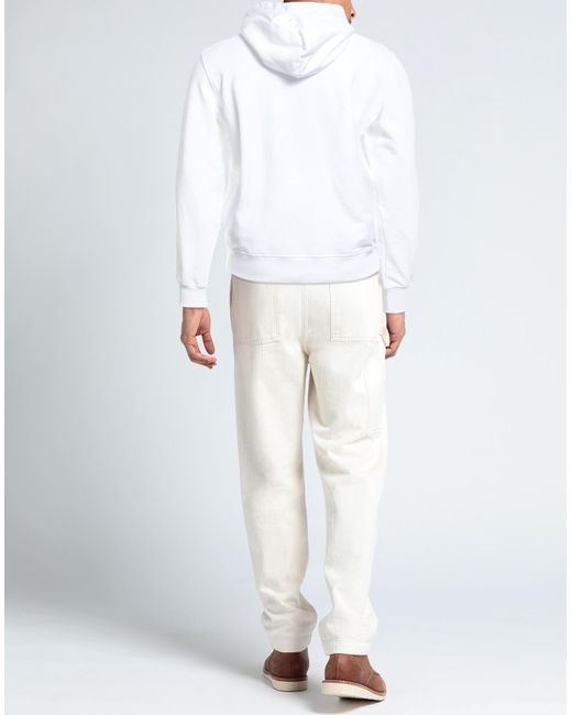 DIESEL White Sweatshirt for men