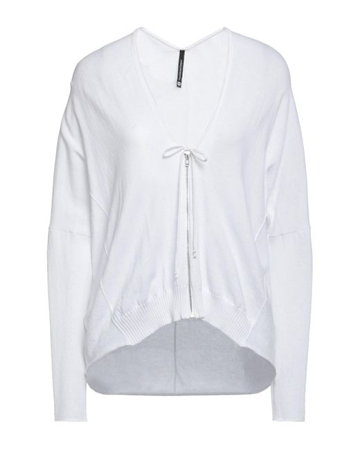 Pierantonio Gaspari White Strickjacke