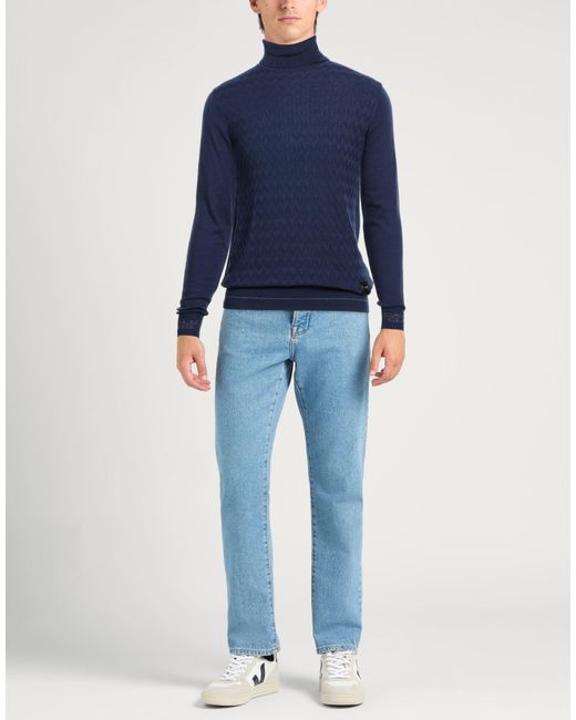 Roberto Cavalli Blue Turtlenecks for men