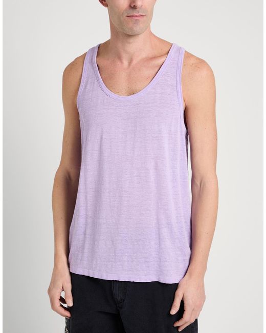 Amaranto Purple Tank Top for men