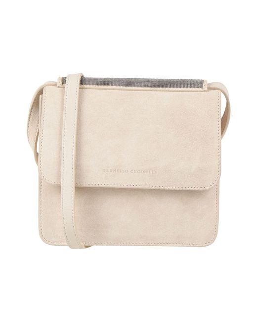 Brunello Cucinelli Natural Cross-Body Bags