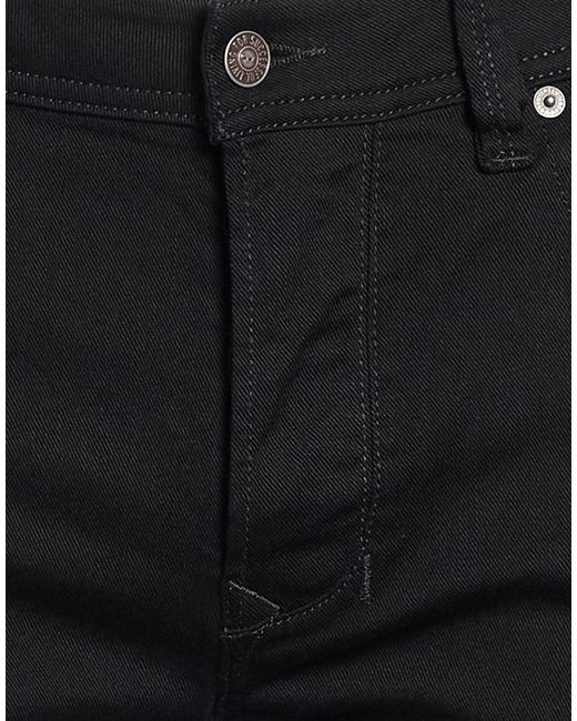 DIESEL Black Jeans Cotton, Elastane for men