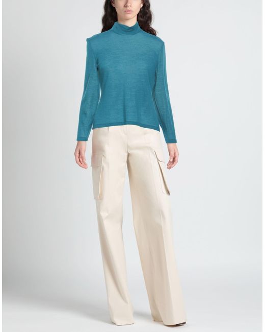 Siyu Blue Turtleneck