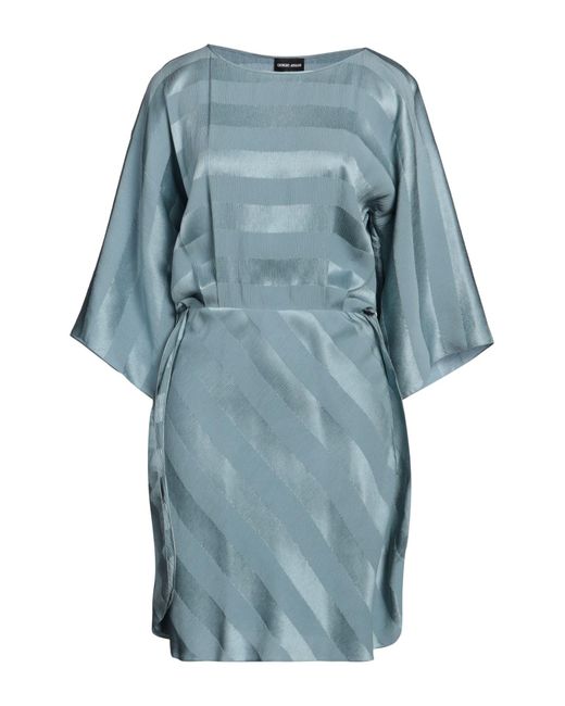 Giorgio Armani Blue Midi Dress