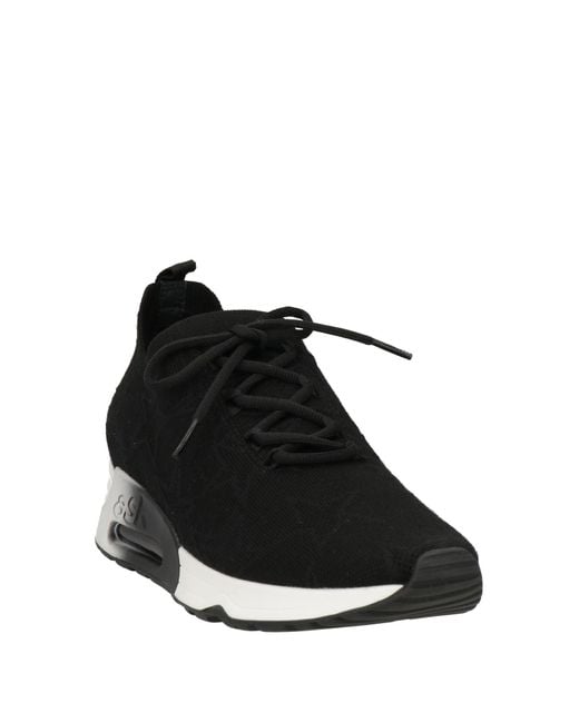 Ash Lucky Star Black Knitted Trainers