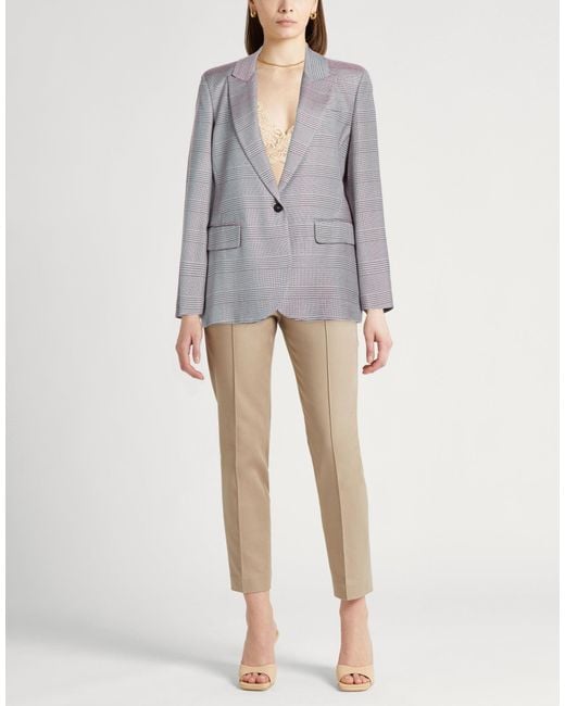 Forte_forte Gray Blazer Viscose, Wool