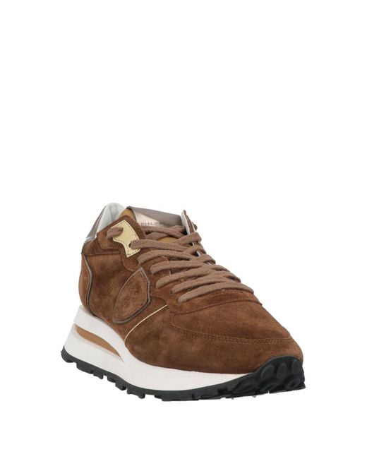 Philippe Model Brown Trainers
