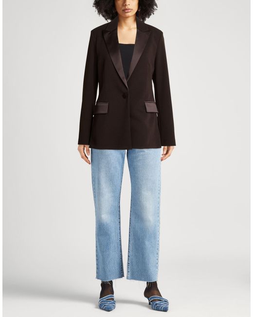 ViCOLO Black Blazer Polyester, Elastane