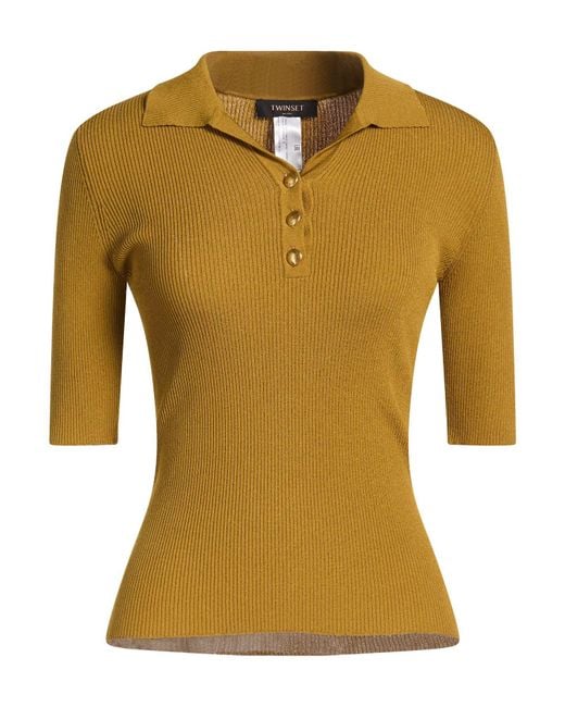 Twinset Metallic Sweater Viscose, Polyamide