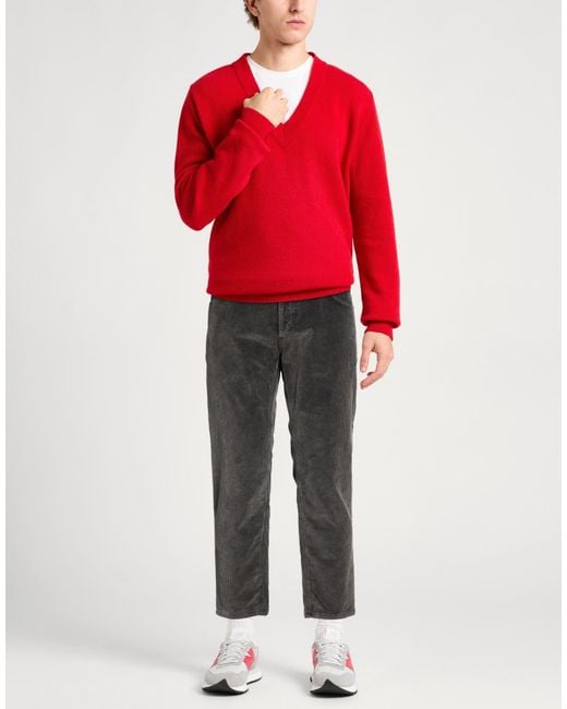 Dondup Gray Pants Cotton, Elastane for men