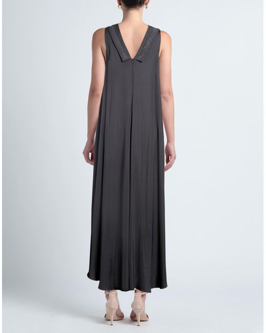 Peserico Blue Midi-Kleid
