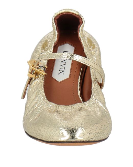 Lanvin Natural Ballet Flats