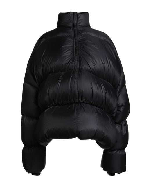 Rick Owens Black 'Sail Duvet' Down Jacket