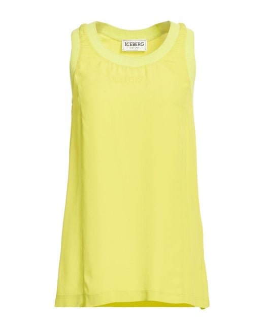 Top Iceberg de color Yellow