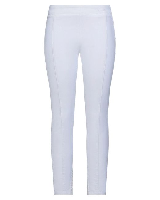 Massimo Alba White Pants Cotton, Modal, Elastane