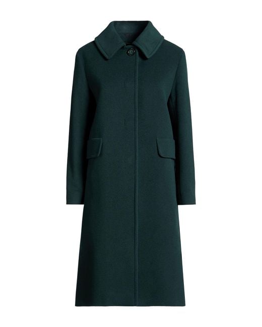 Cinzia Rocca Green Icons Coat Wool, Polyamide, Cashmere
