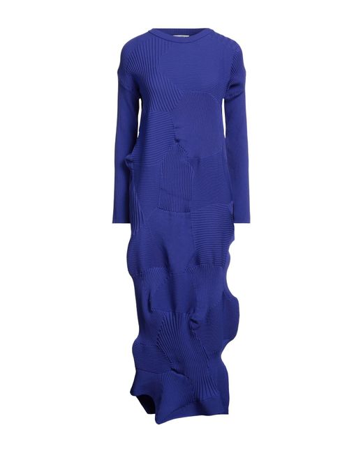 Issey Miyake Blue Midi Dress