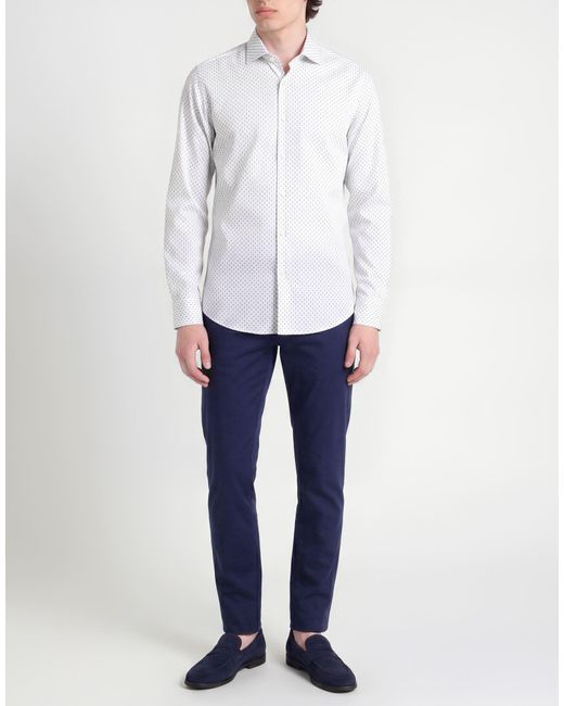 Liu Jo White Shirt Cotton, Polyester for men