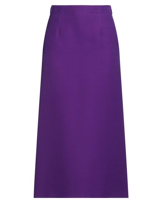 Dior Purple Midi Skirt