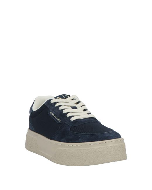 ARMANI EXCHANGE Blue Trainers for men