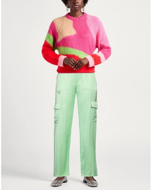 Chiara Ferragni Green Trouser