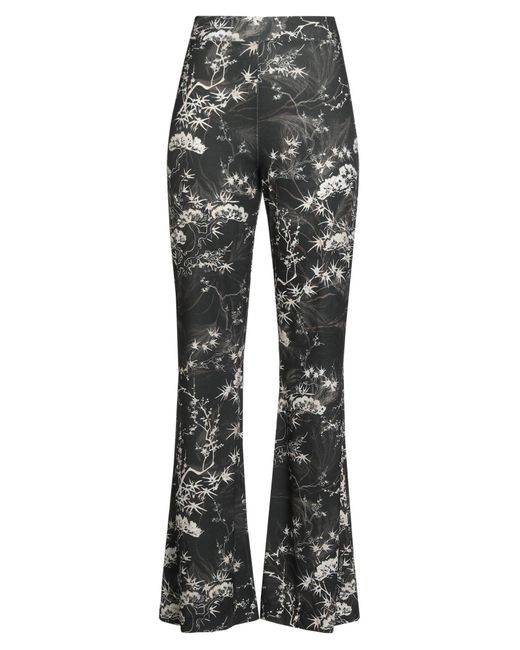 Siste's Gray Pants Polyester, Elastane