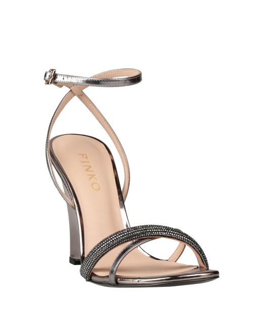 Pinko Metallic Sandals
