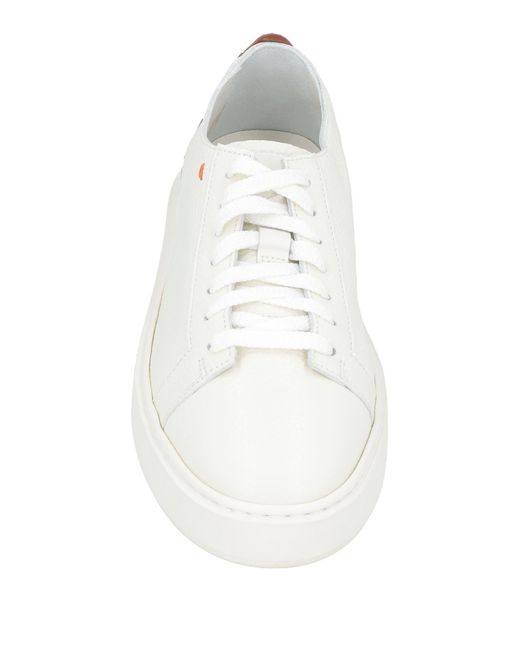 Santoni White Sneakers