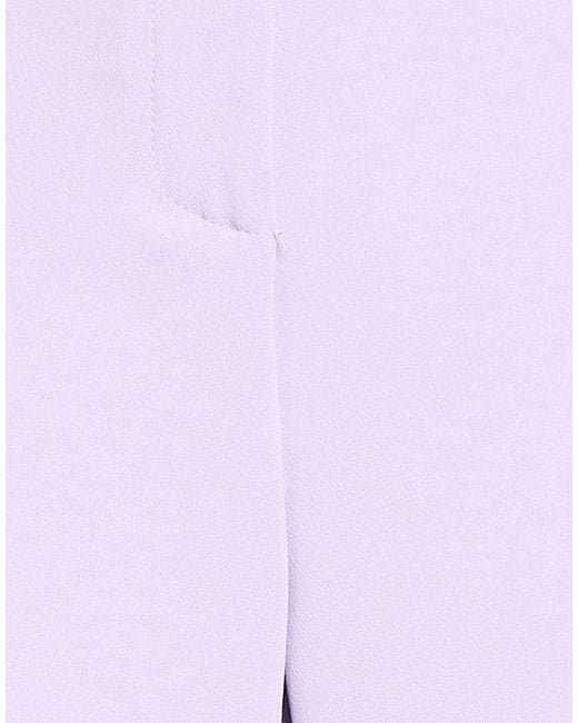 Pinko Purple Pants Polyester, Elastane