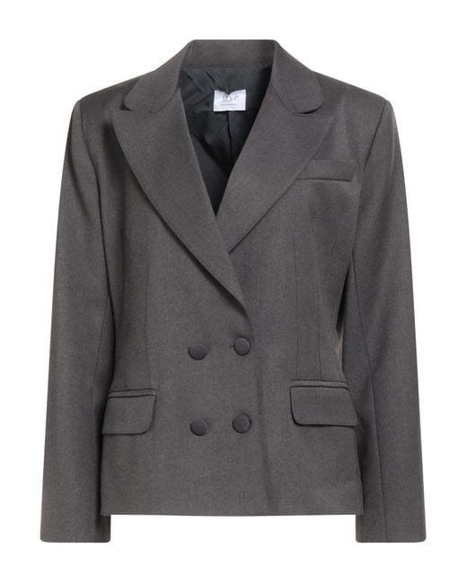 MVP WARDROBE Black Blazer Polyester, Wool, Elastane