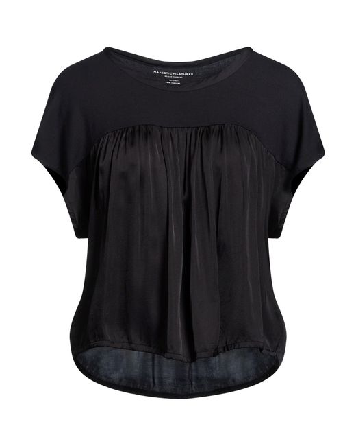 Majestic Filatures Black Top Viscose, Elastane