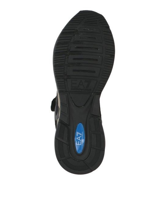 EA7 Black Sneakers Polyester for men