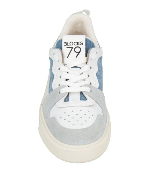 BLOCKS 79 Blue Sneakers for men