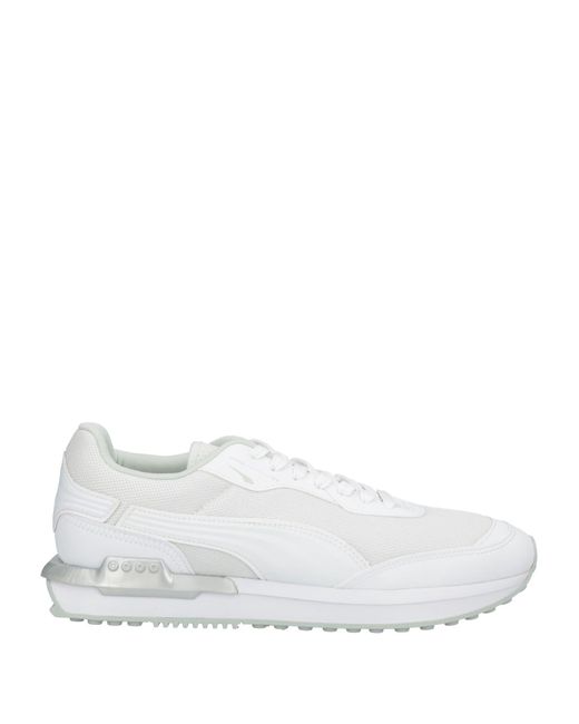 jd white puma trainers