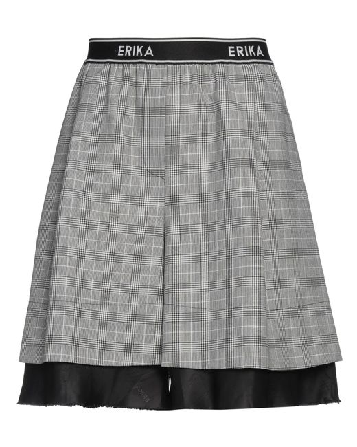 Erika Cavallini Semi Couture Gray Shorts & Bermuda Shorts