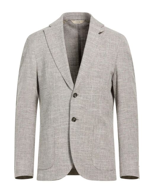 Paoloni Gray Blazers for men