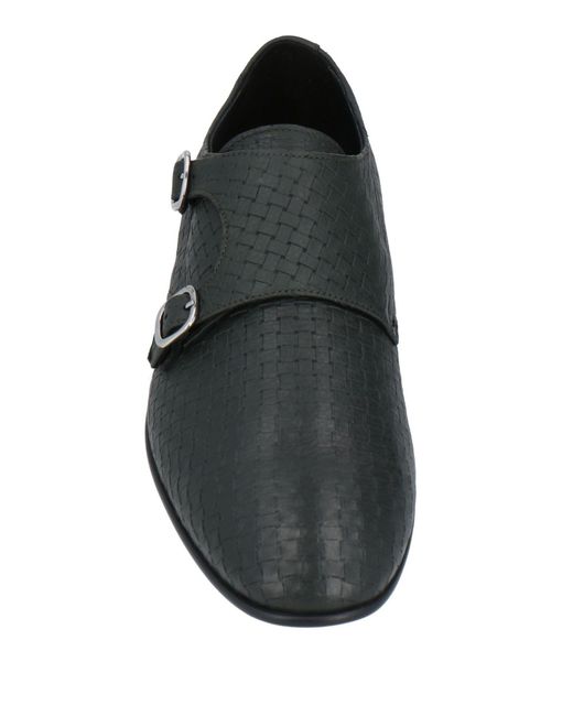 Doucal's Black Loafers Leather for men