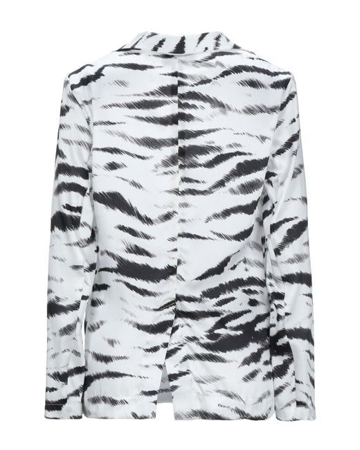 Aglini Gray Blazer Polyester