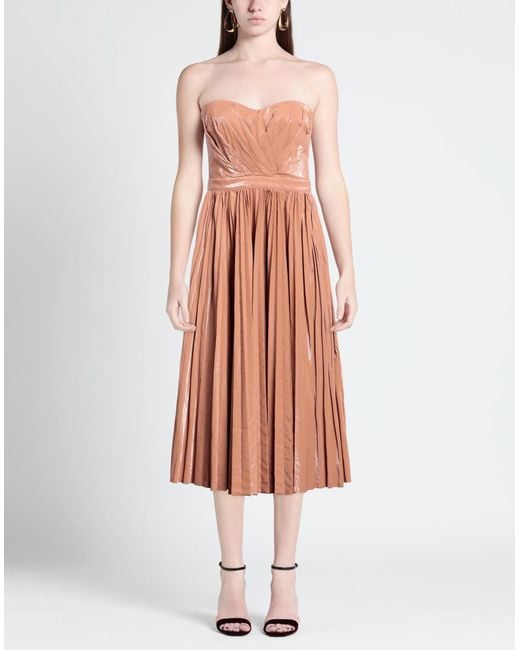 Elisabetta Franchi Pink Midi Dress
