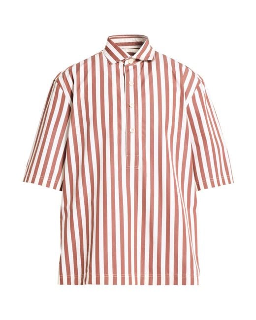 Lardini Red Shirt for men