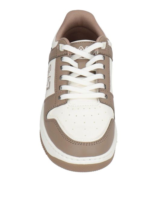 EA7 White Sneakers Polyester for men
