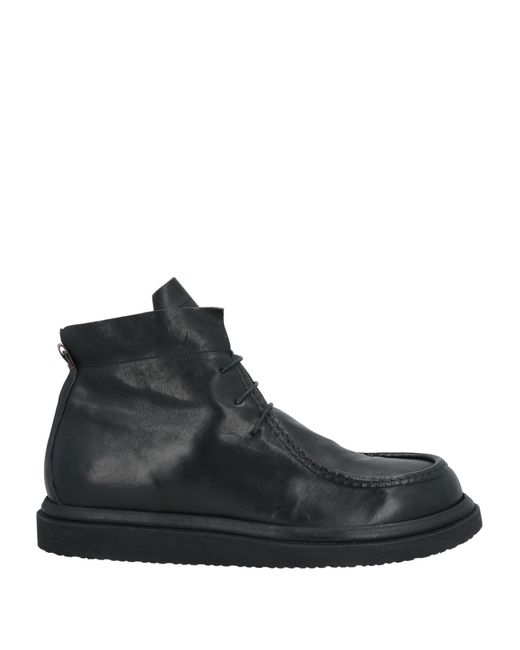 Moma Black Ankle Boots Leather for men