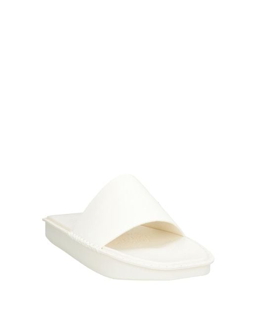 Y-3 White Sandals for men