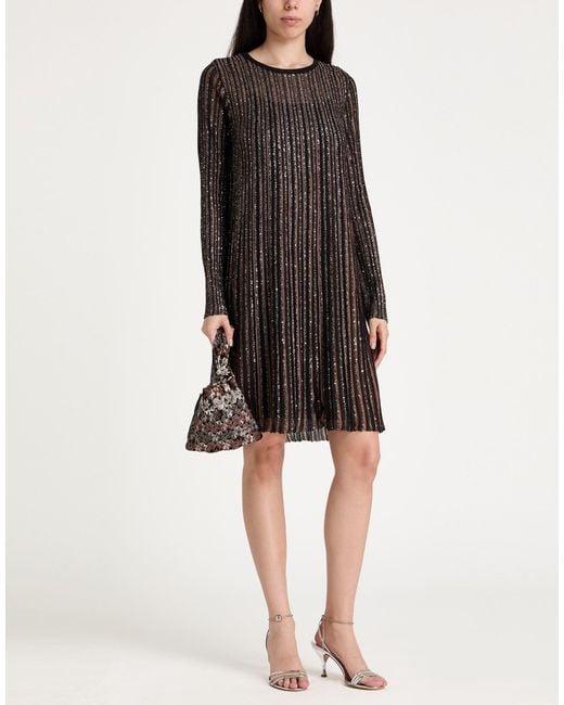 Missoni Black Midi Dress Viscose, Polyamide, Metal Fiber, Elastane