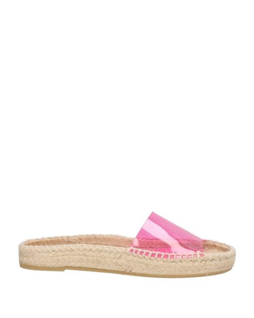 Paloma Barceló Pink Espadrilles Pvc