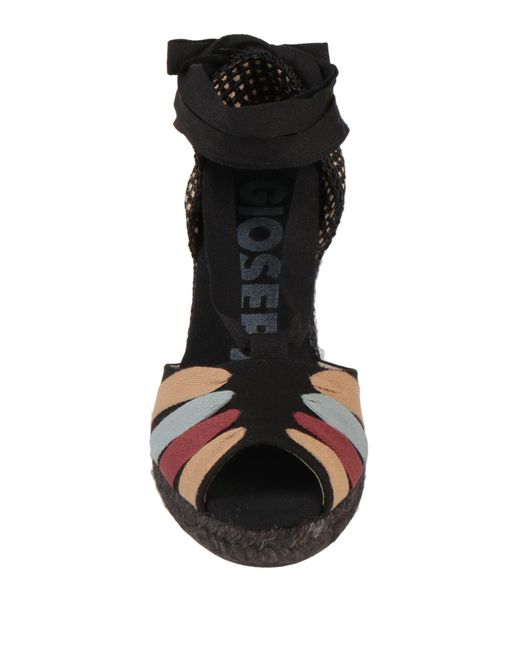 Gioseppo Black Espadrilles