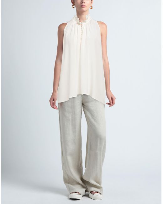 SAGE AND IVY White Top Silk