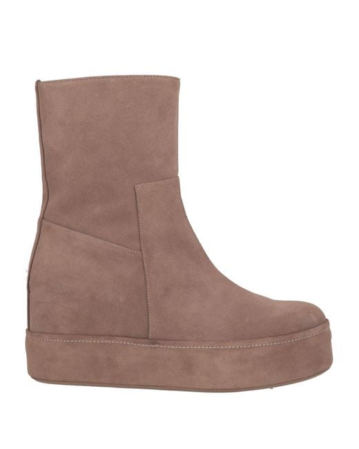 Paloma Barceló Brown Ankle Boots Leather