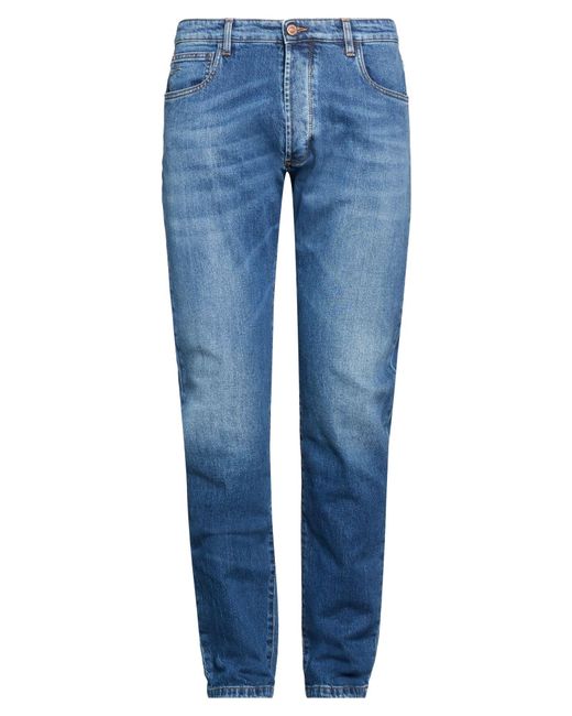 Officina 36 Blue Officina Jeans Cotton, Elastane for men