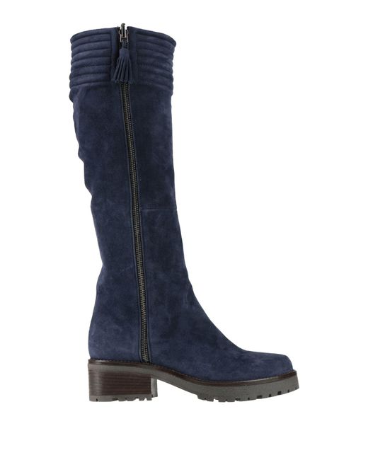 Antonio Barbato Blue Boot Leather